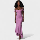 Inès - Elegant Sculpted Silhouette Dress