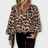 Lucie - Animal Print Blouse