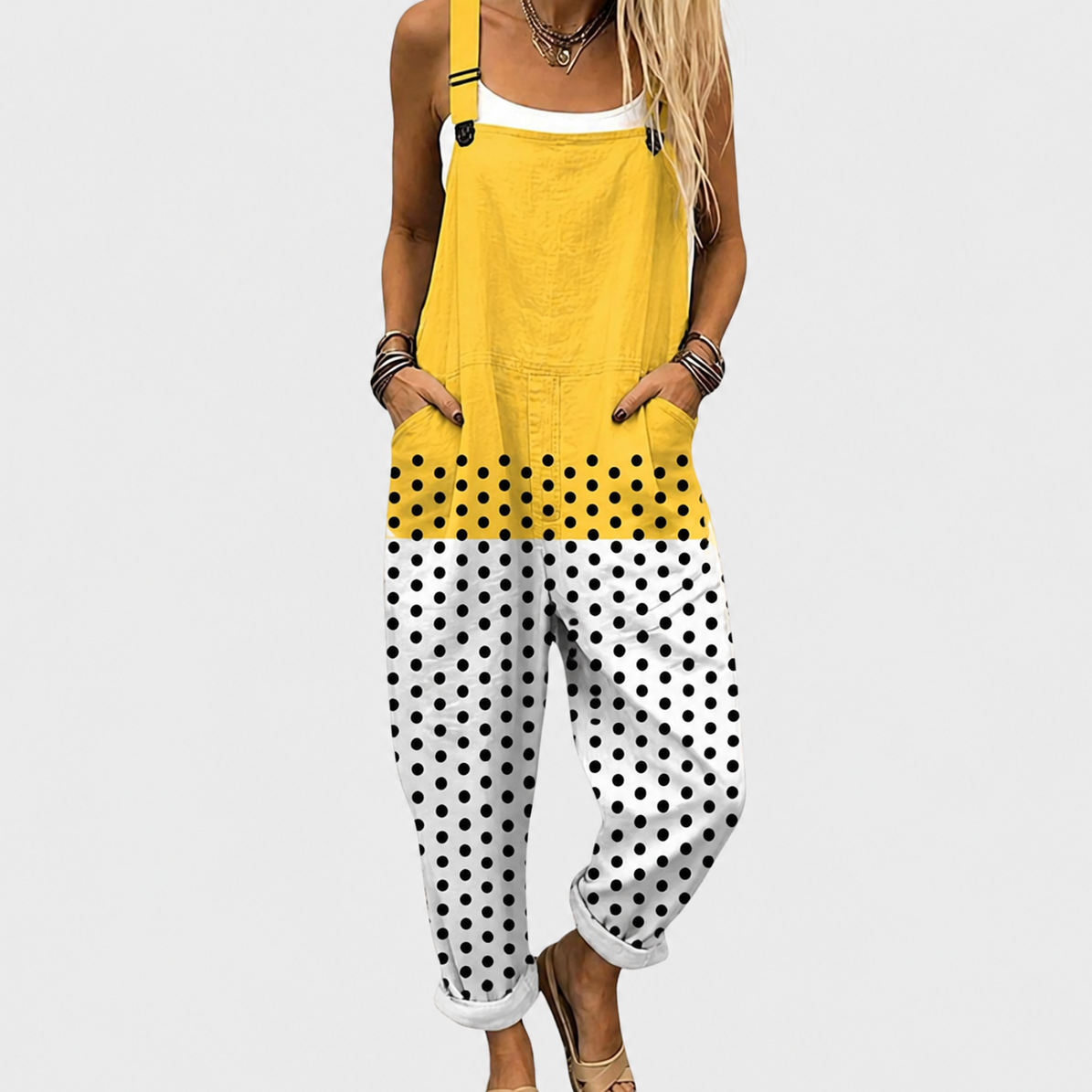 Everyday Print Dungarees - Charlotte & Willow