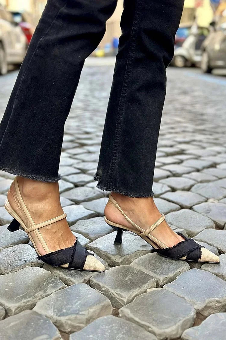 Zoé - Chaussures Slingback Élégantes