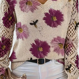 Madis | Elegant Floral Sweater
