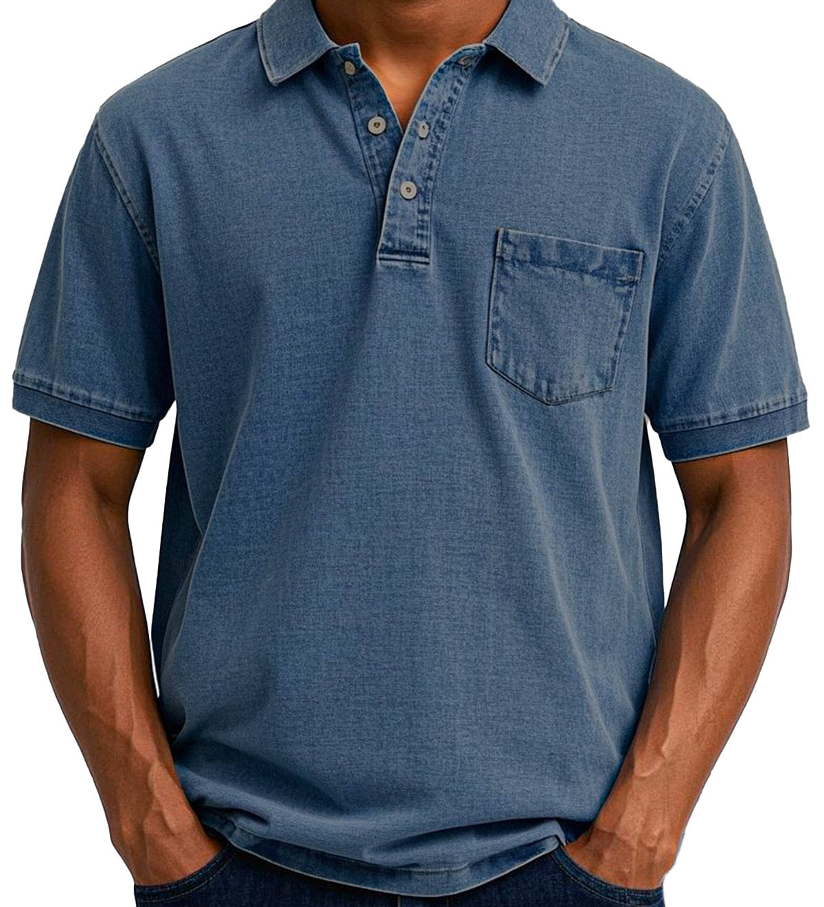 Fionn - Classic Vintage Polo Shirt - Charlotte & Willow, styled look