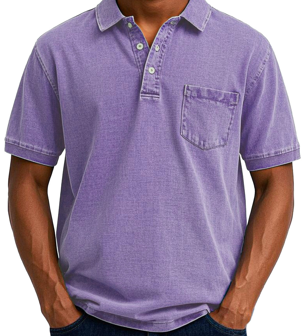 Fionn - Classic Vintage Polo Shirt - Charlotte & Willow, product photo 10