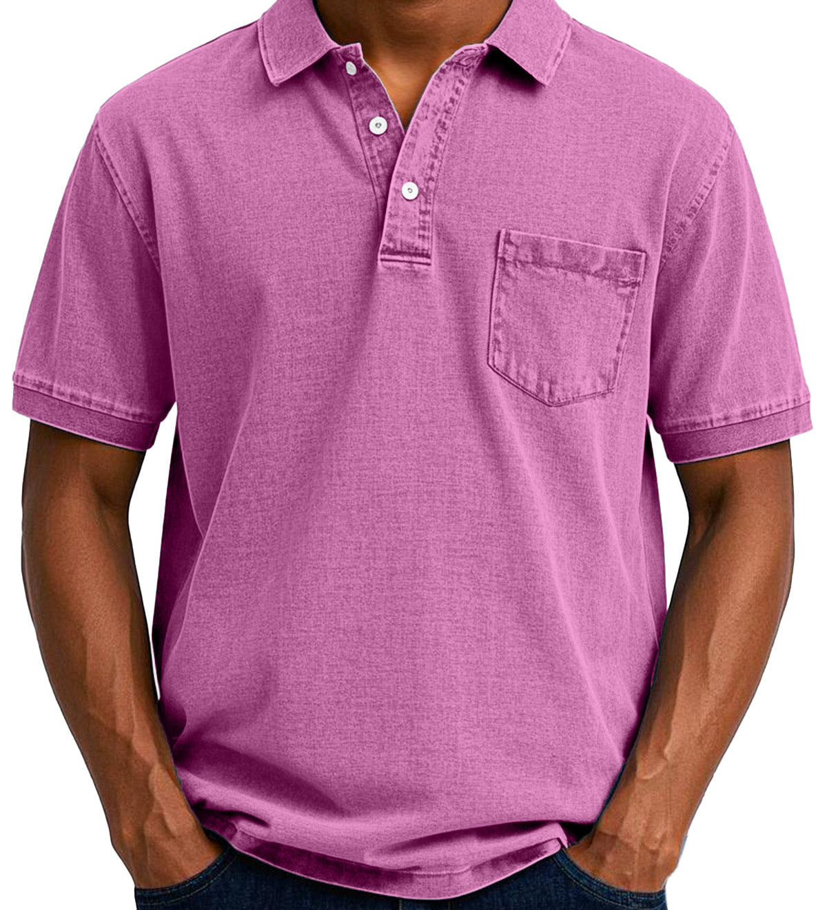 Fionn - Classic Vintage Polo Shirt - Charlotte & Willow, product photo 8