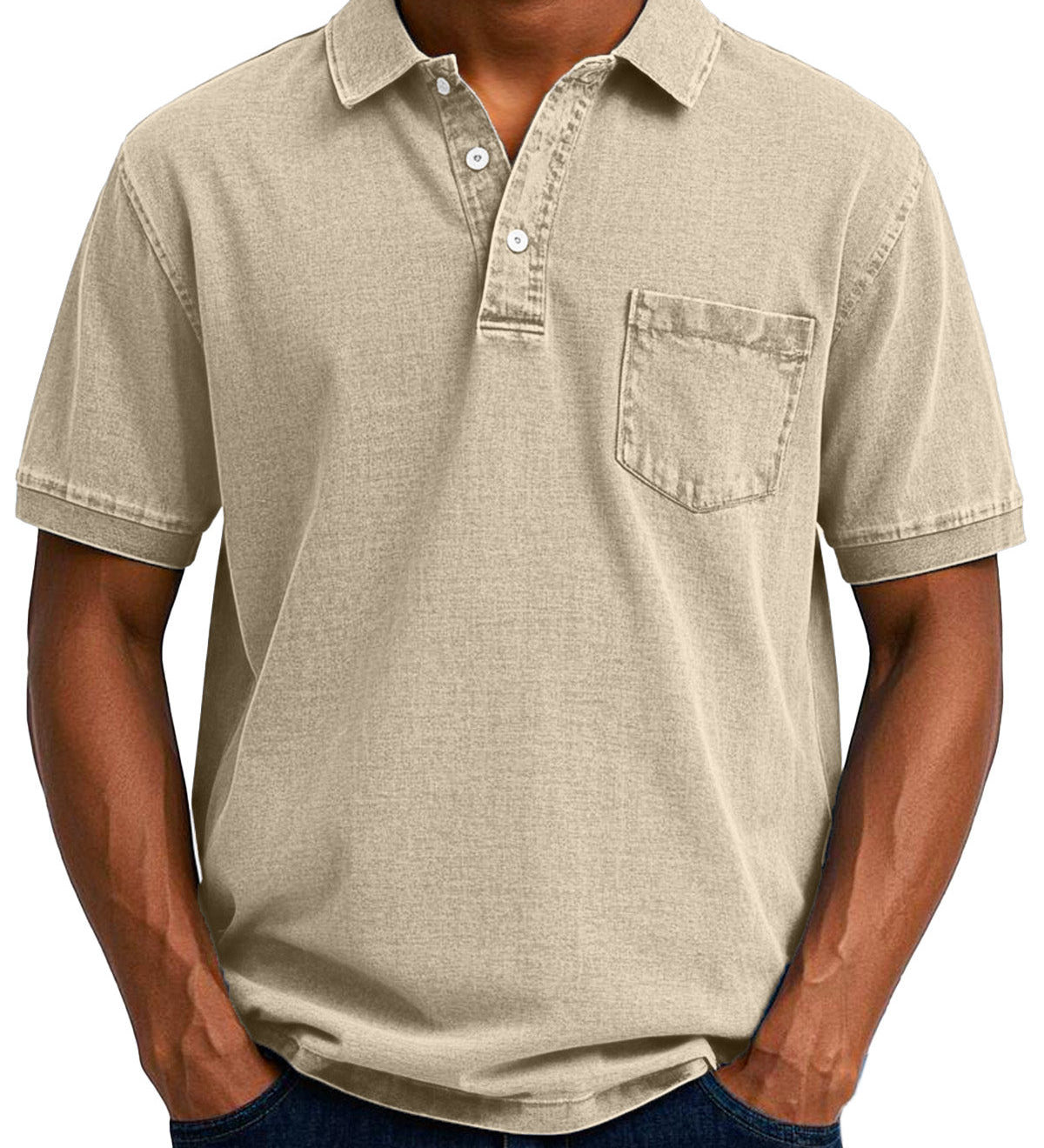 Fionn - Classic Vintage Polo Shirt - Charlotte & Willow, product photo 7