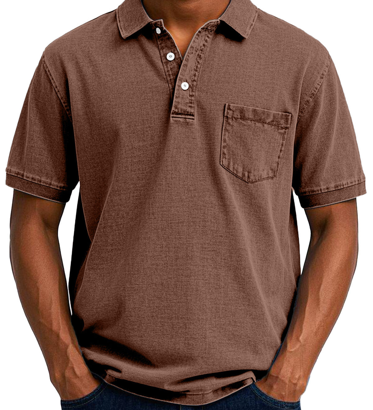 Fionn - Classic Vintage Polo Shirt - Charlotte & Willow, product photo 9