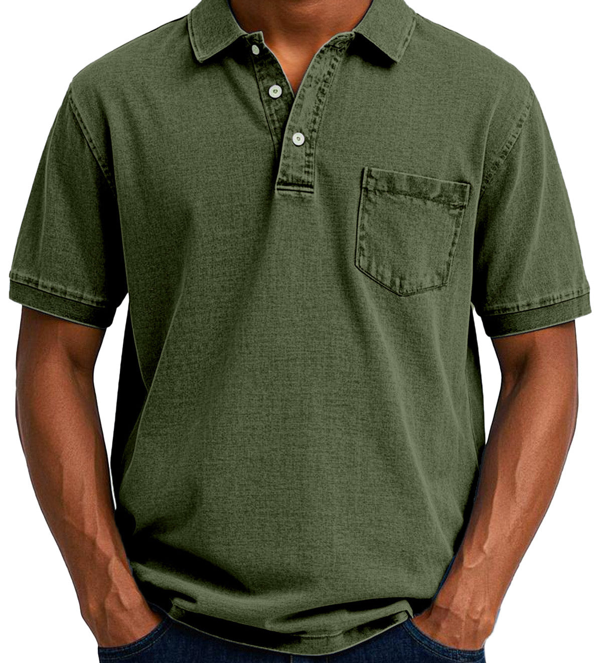 Fionn - Classic Vintage Polo Shirt - Charlotte & Willow, product photo 6