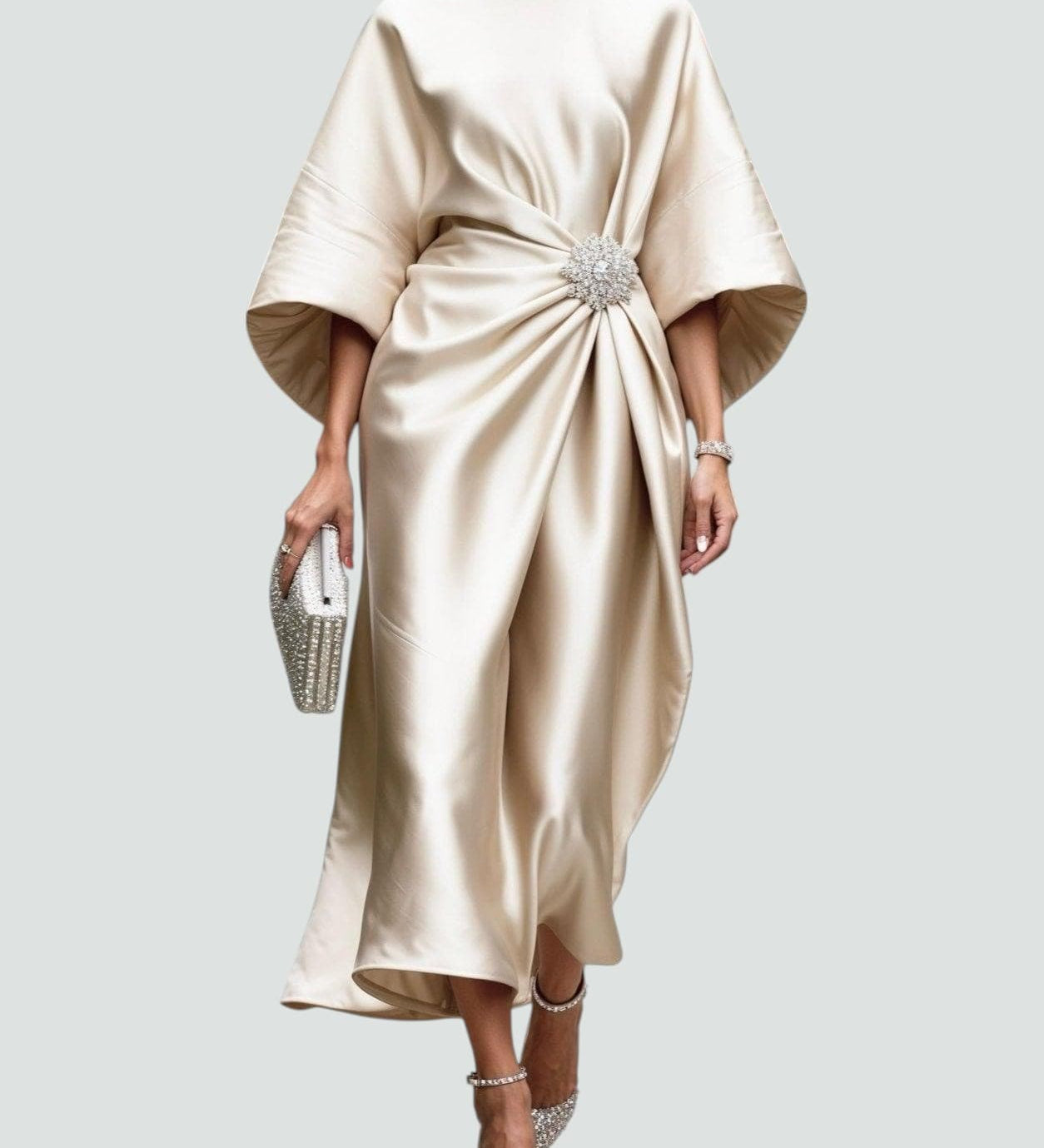Ciara - Elegant Floor-Length Gala Gown - Charlotte & Willow, product photo 6