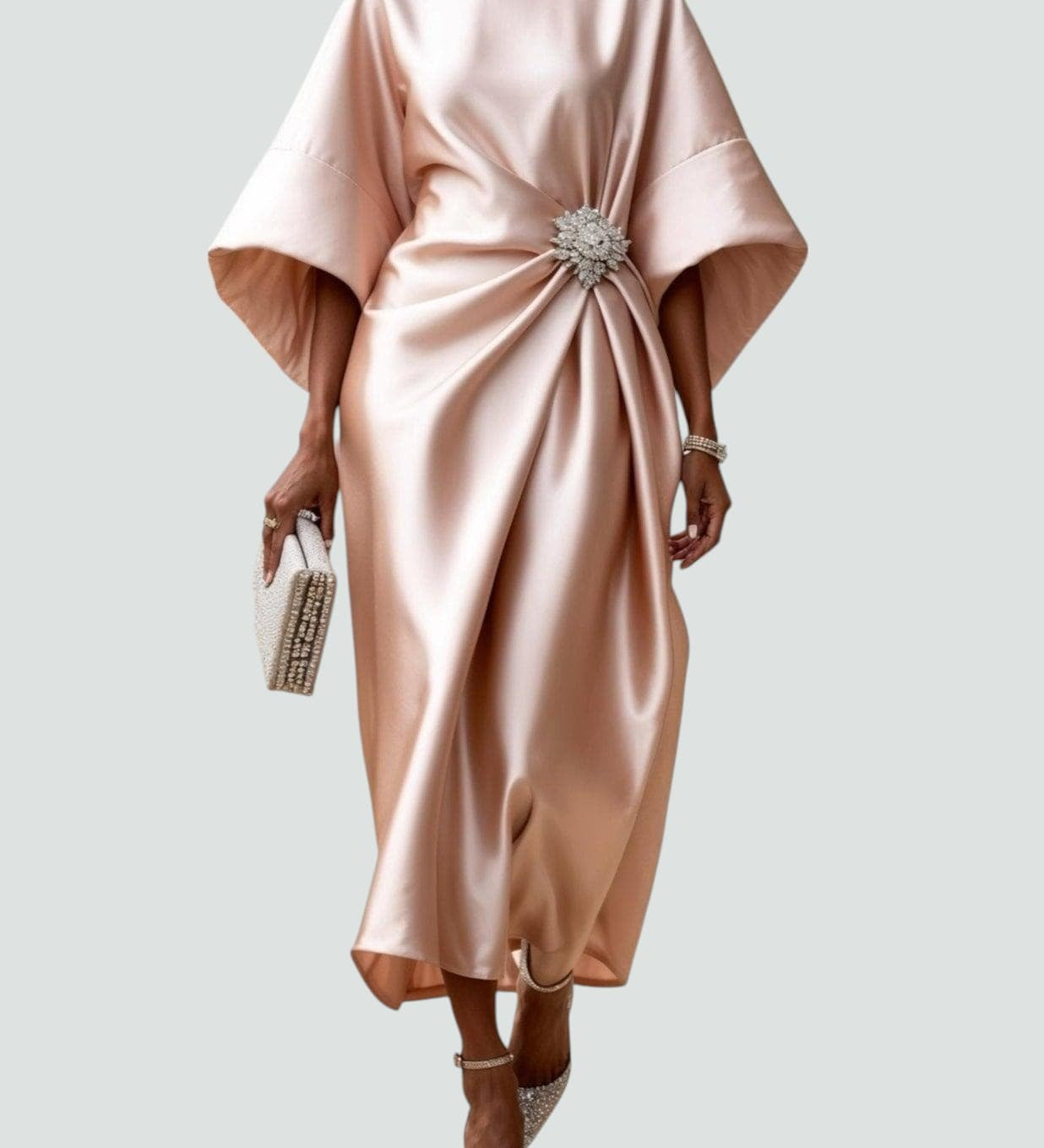 Ciara - Elegant Floor-Length Gala Gown - Charlotte & Willow, styled look