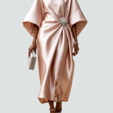 Lona™ Elegant Long Satin Dress