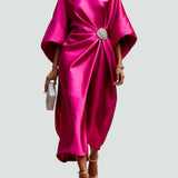 Lona™ Elegant Long Satin Dress
