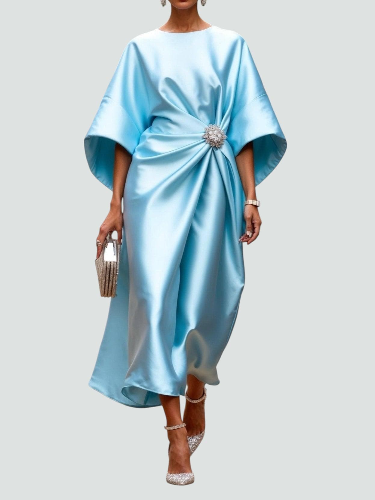 Inès - Robe Longue Élégante