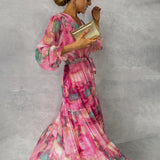 Élise - Long Floral Dress