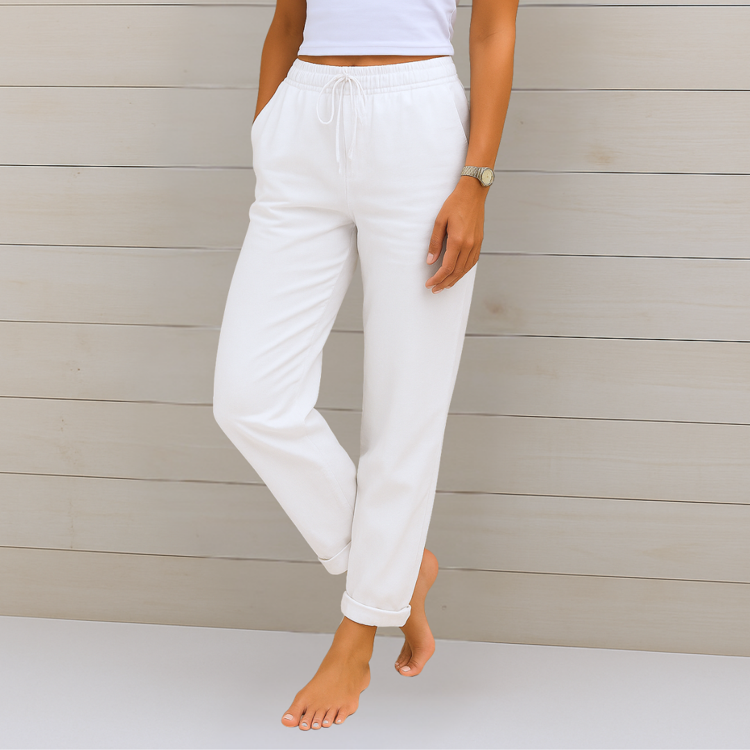 Muireann - Breezy Trousers - Charlotte & Willow, detail