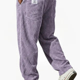 Faren - Textured Drawstring Trousers