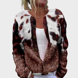 Hélène - Chic Floral Knit Cardigan