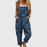 Statement Graphic Dungarees - Charlotte & Willow