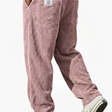 Faren - Textured Drawstring Trousers