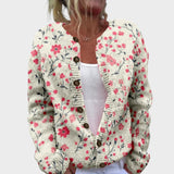 Anaïs - Chic Floral Knit Cardigan