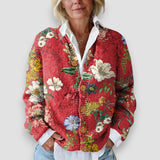Lucy | Vintage Floral Art Print Cardigan