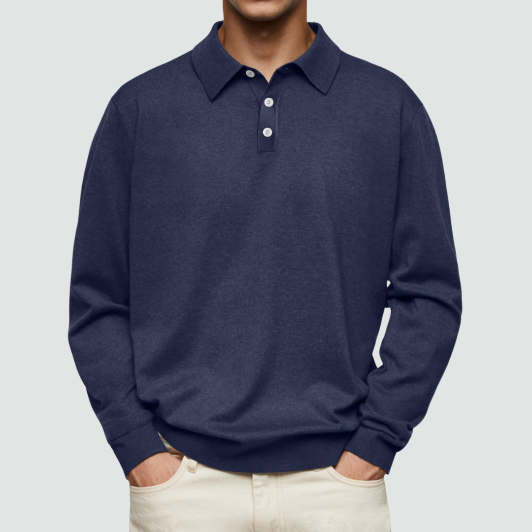 Tadhg Stylishly Sophisticated Polo - Charlotte & Willow, detail