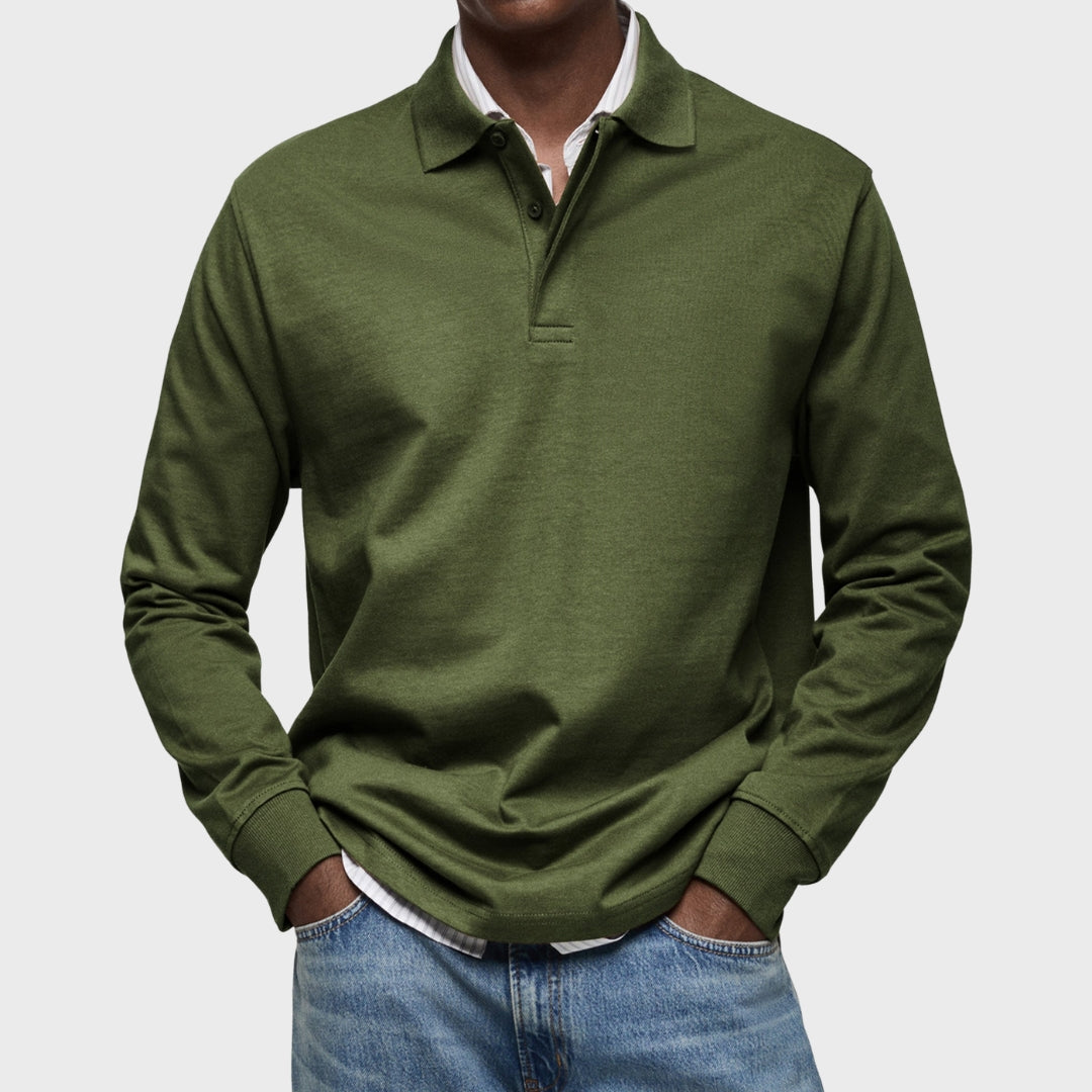 Tadhg Sophisticated Chic Polo - Charlotte & Willow, detail