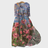 Anaïs - Elegant Floral Maxi Dress