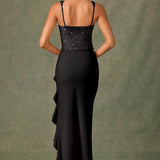 Céline - Elegant Satin Corset Gown