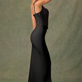 Céline - Elegant Satin Corset Gown