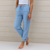 Inès - Breezy Linen Trousers