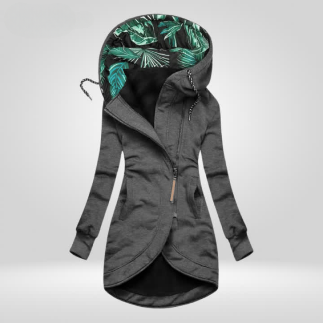 Inès - Chic and Cozy Winter Coat - Charlotte & Willow, back