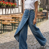 Maya | Asymmetrical Skirt Pants