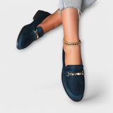 Inès - Chic Flannel Moccasins