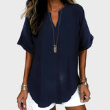 Maëva - Elegant Relaxed Fit Blouse
