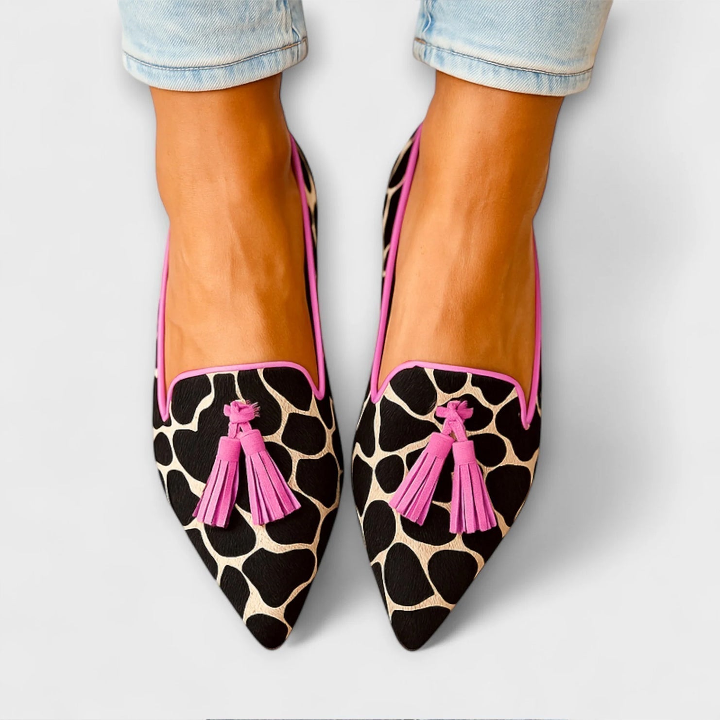 Éilis - Pom Pom Ballerina Flats - Charlotte & Willow, back