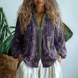 Élodie - Elegant Floral Top