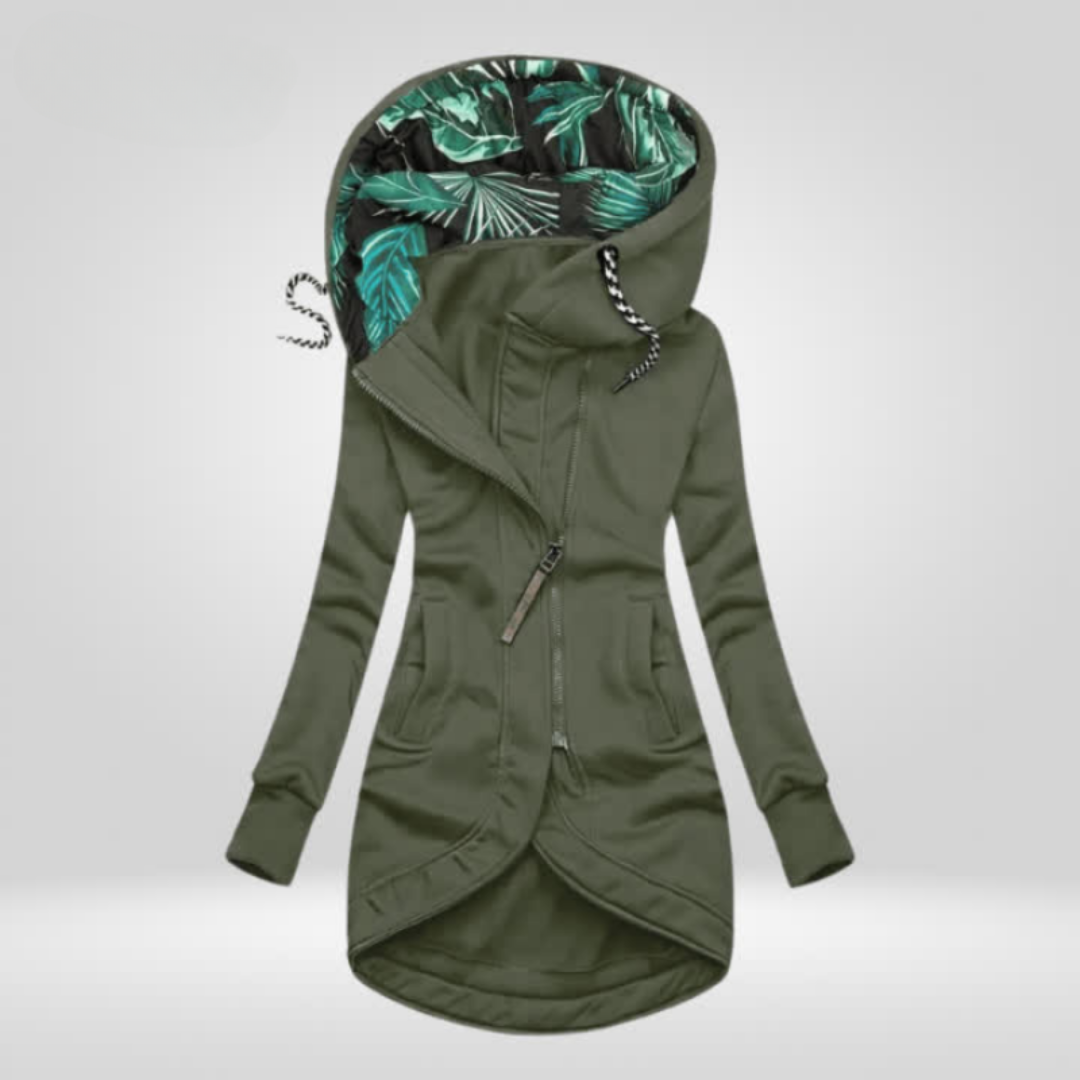 Inès - Chic and Cozy Winter Coat - Charlotte & Willow, detail