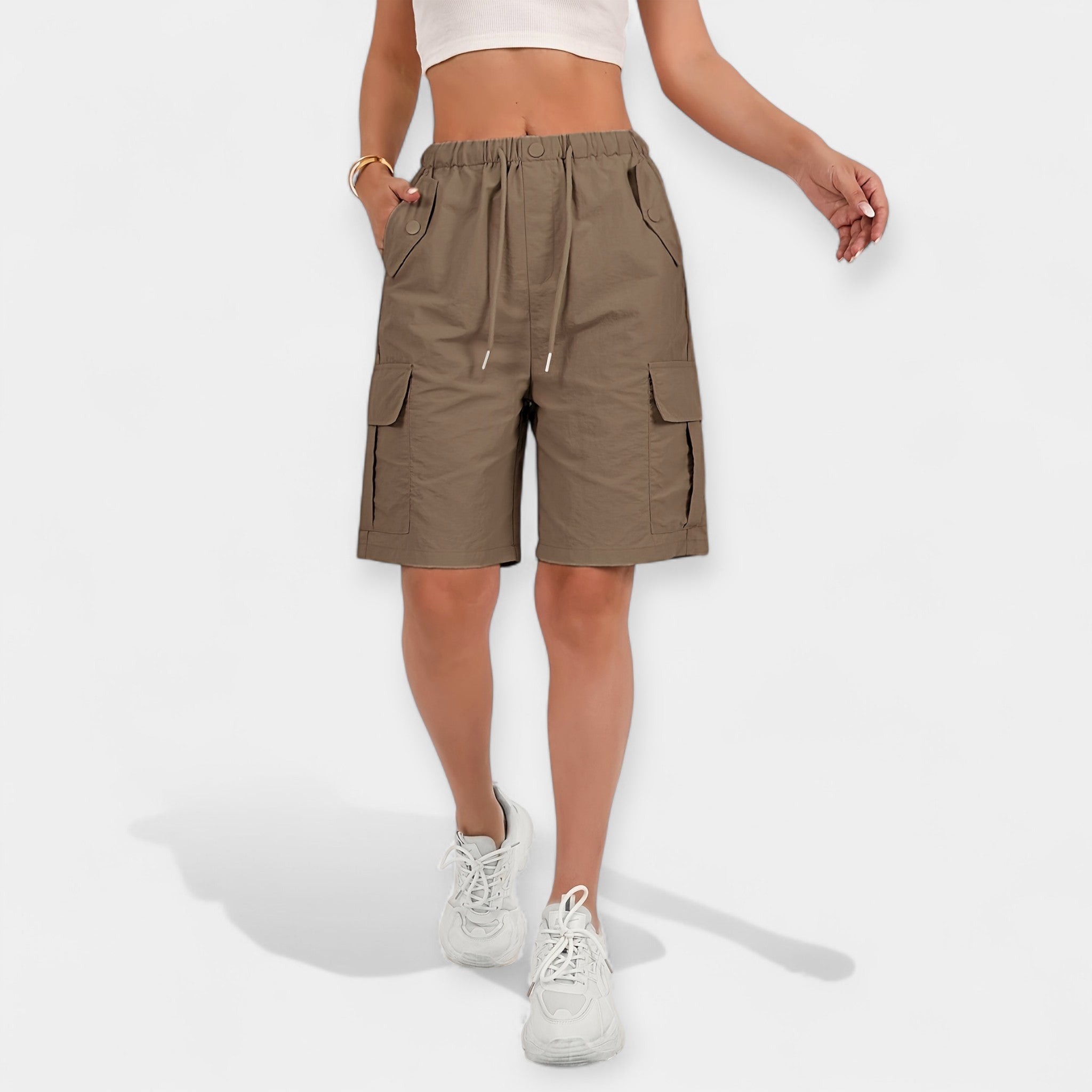Bláithín - Stylish Cargo Shorts - Charlotte & Willow