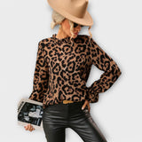 Anaïs - Chic Leopard Print Blouse