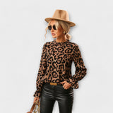 Anaïs - Chic Leopard Print Blouse