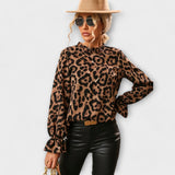Anaïs - Chic Leopard Print Blouse