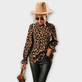 Anaïs - Chic Leopard Print Blouse