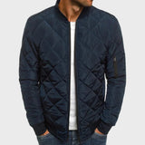 Sarah - Diamond-Patterned Cotton Coat