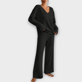 Clara - Stylish Ribbed Ensemble