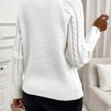 Maëlle - Stylish Twisted Knit Pullover