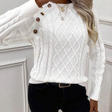 Maëlle - Stylish Twisted Knit Pullover
