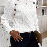 Maëlle - Stylish Twisted Knit Pullover