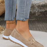 Sarah - Buckled Flat Shoes