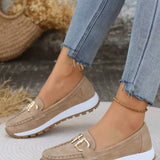 Sarah - Buckled Flat Shoes