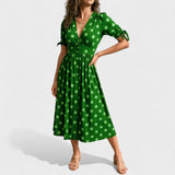 Margot - Polka Dot Midi Dress
